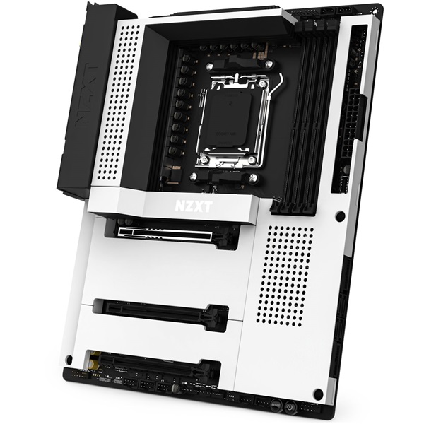 NZXT N7 B650E Wi-Fi AMD B650 AM5 ATX fehér alaplap