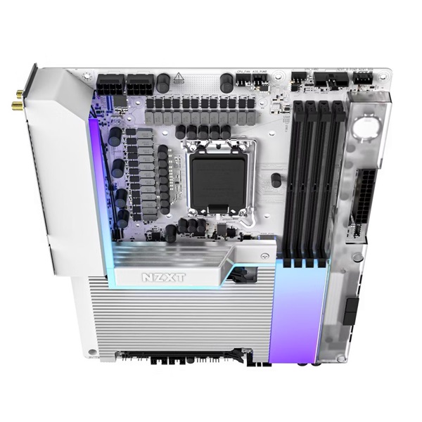 NZXT N9 Z890 Wi-Fi Intel Z890 LGA1851 ATX fehér alaplap