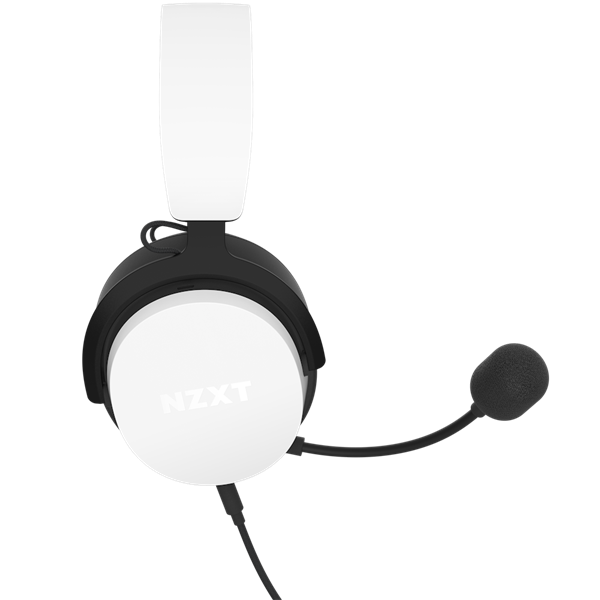 NZXT Relay fehér-fekete vezetékes gamer headset