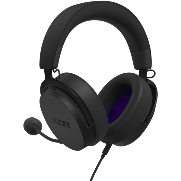 NZXT Relay fekete vezetékes gamer headset