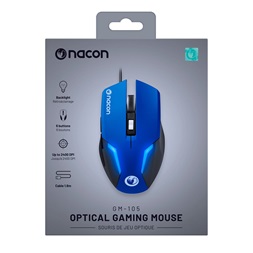 Nacon 2809105 GM-105 kék gamer egér