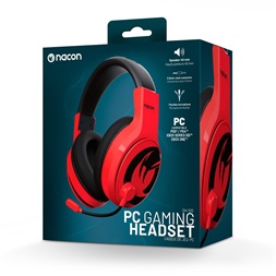 Nacon 2809134 GH-120 piros gamer headset