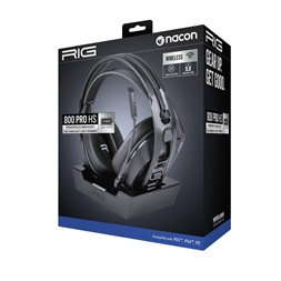 Nacon 2808590 RIG 800 PRO HS PS5 fekete gamer headset