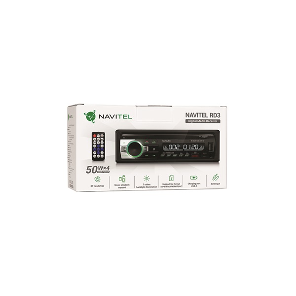 Navitel RD3 1DIN USB/Bluetooth/AUX/microSD autóhifi fejegység