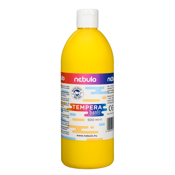 Nebulo 500 ml-es sárga tempera festék