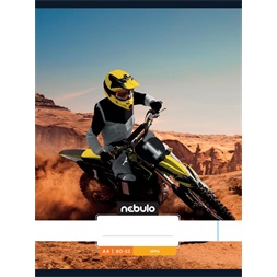 Nebulo Xtreme A4 80-32 tűzött sima füzet