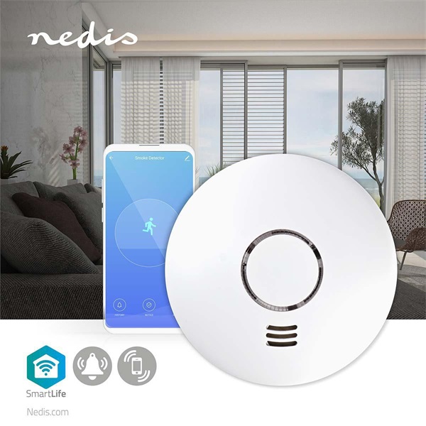 Nedis WIFIDS10WT SmartLife füstérzékelő