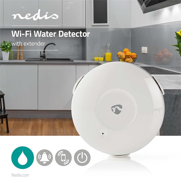 Nedis WIFIDW10WT SmartLife vizszivárgás érzékelő