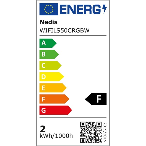 Nedis WIFILS50CRGBW SmartLife 5m IP65 2700-6500K 960lm LED szalag