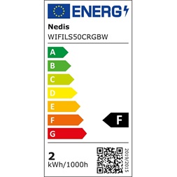 Nedis WIFILS50CRGBW SmartLife 5m IP65 2700-6500K 960lm LED szalag