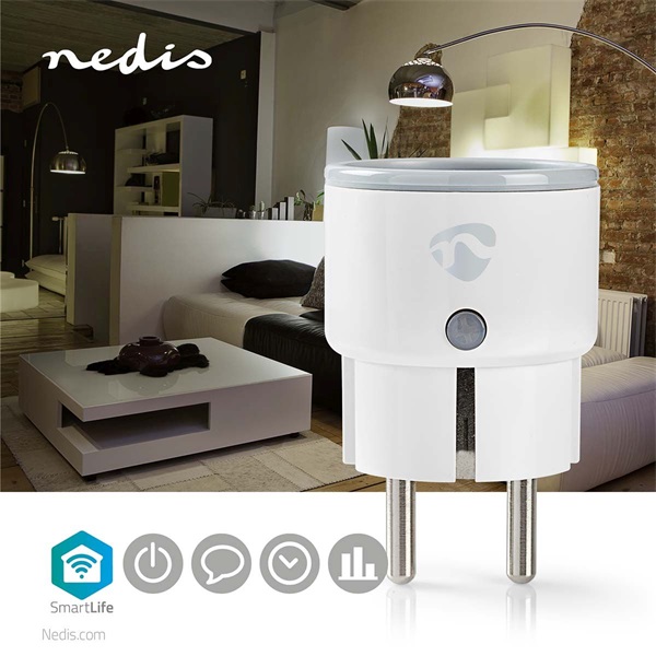 Nedis WIFIP110FWT SmartLife intelligens csatlakozó