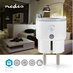 Nedis WIFIP110FWT SmartLife intelligens csatlakozó