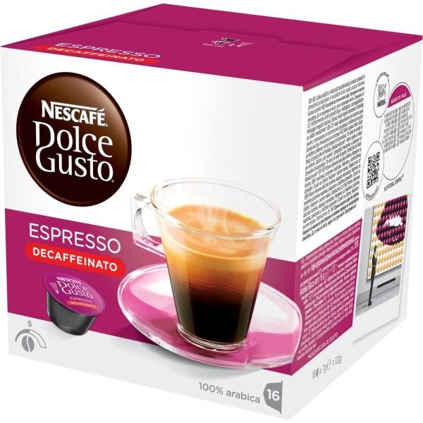 Nescafé Dolce Gusto Espresso koffeinmentes 16 db kávékapszula