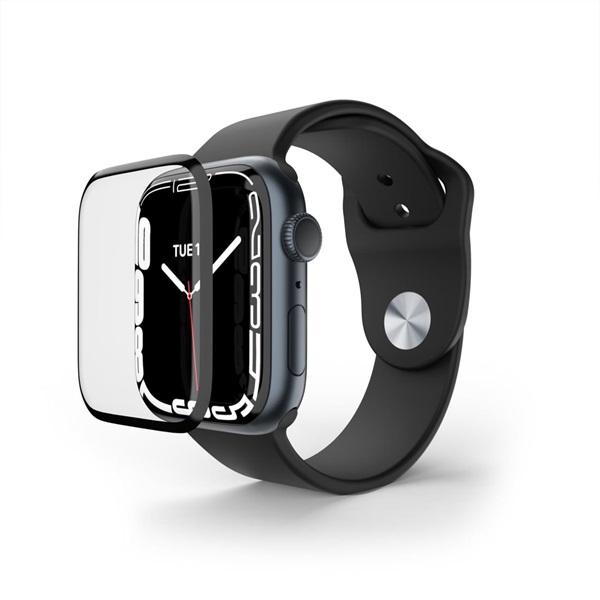 NextOne AW-45-3D-CLR Apple Watch 45mm 3D kijelzővédő üvegfólia