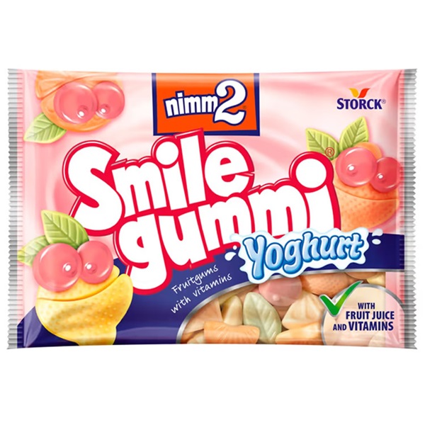 Nimm2 Smilegummi 100g joghurtos gumicukor