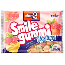 Nimm2 Smilegummi 100g joghurtos gumicukor