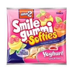 Nimm2 Smilegummi Softies 90g joghurtos töltött gumicukor