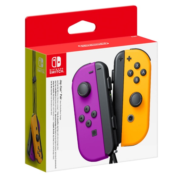 Nintendo Switch Joy-Con Neon Purple/Neon Orange kontroller pár