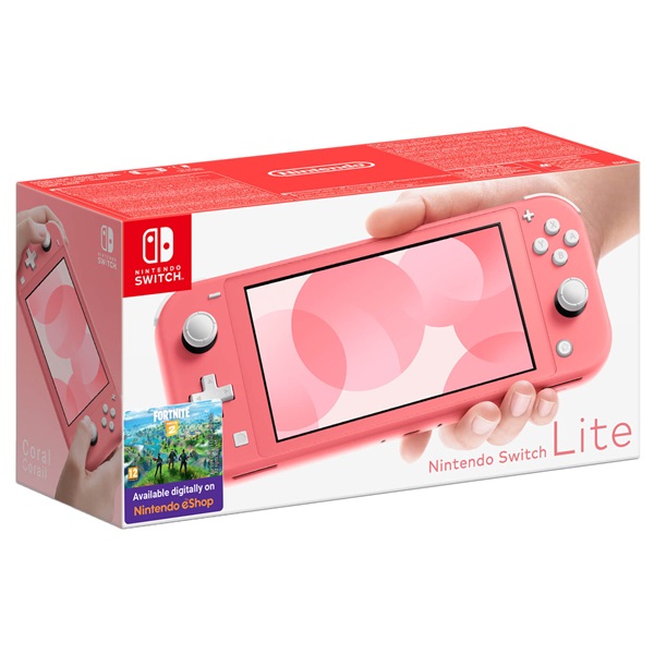 Nintendo Switch Lite coral játékkonzol