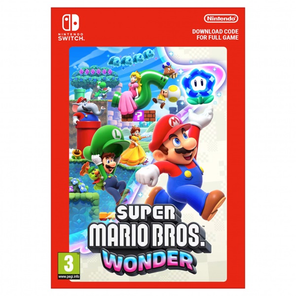 Nintendo Switch OLED játékkonzol + White Super Mario Bros. Wonder +  12hónapos Nintendo Switch Online előfizetés