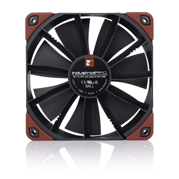 Noctua NF-F12 iPPC 2000 IP67 24V Q100 Industrial PWM 12cm ventilátor