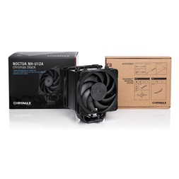 Noctua NH-U12A chromax.black 12cm univerzális processzor hűtő