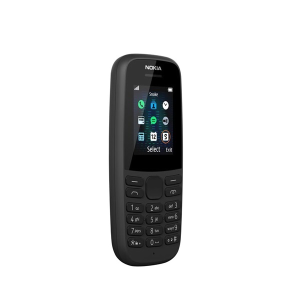 Nokia 105 (2019) 1,77" fekete mobiltelefon