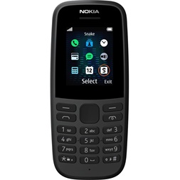 Nokia 105 (2019) 1,77" fekete mobiltelefon + Yettel kártya