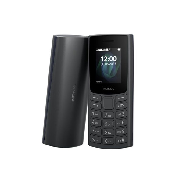 Nokia 105 (2023) 1,8" DualSIM fekete mobiltelefon