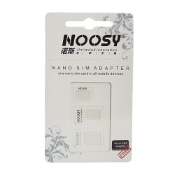 Noosy nano és micro 3 az 1-ben SIM kártya adapter + SIM kiszedő tű