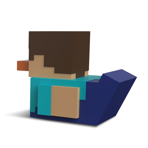 Numskull Tubbz - Minecraft "Steve" (First Ed.) gumikacsa