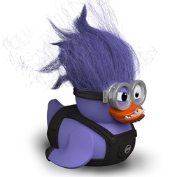 Numskull Tubbz - Minions "Purple Minion" (First Ed.) gumikacsa