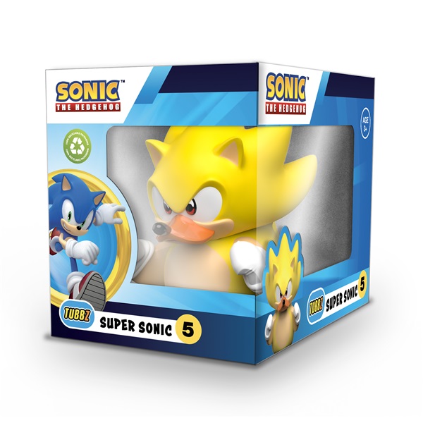 Numskull Tubbz Boxed - Sonic "Super Sonic" gumikacsa