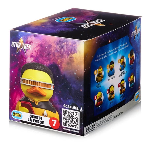 Numskull Tubbz Boxed - Star Trek "Geordi La Forge" gumikacsa