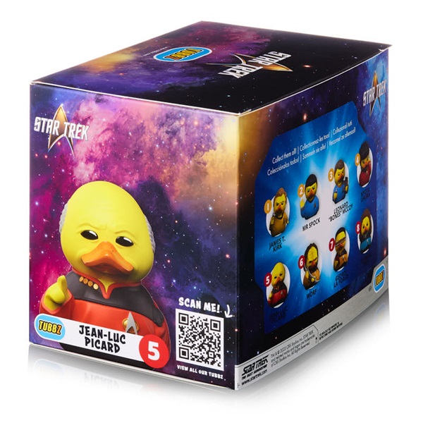 Numskull Tubbz Boxed - Star Trek "Jean-Luc Picard" gumikacsa