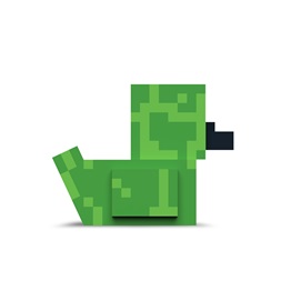 Numskull Tubbz Mini - Minecraft "Creeper" gumikacsa