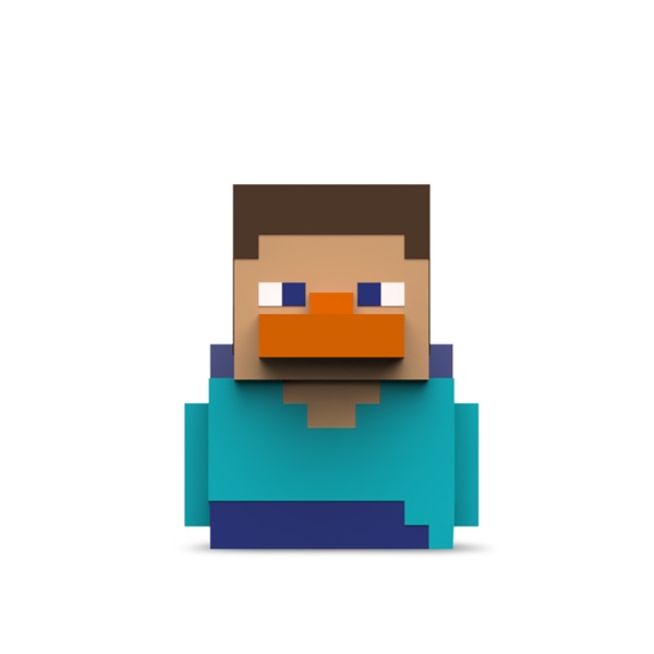 Numskull Tubbz Mini - Minecraft "Steeve" gumikacsa