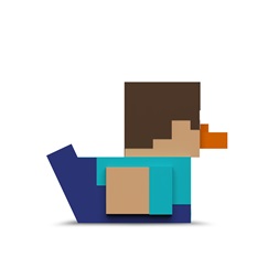 Numskull Tubbz Mini - Minecraft "Steeve" gumikacsa