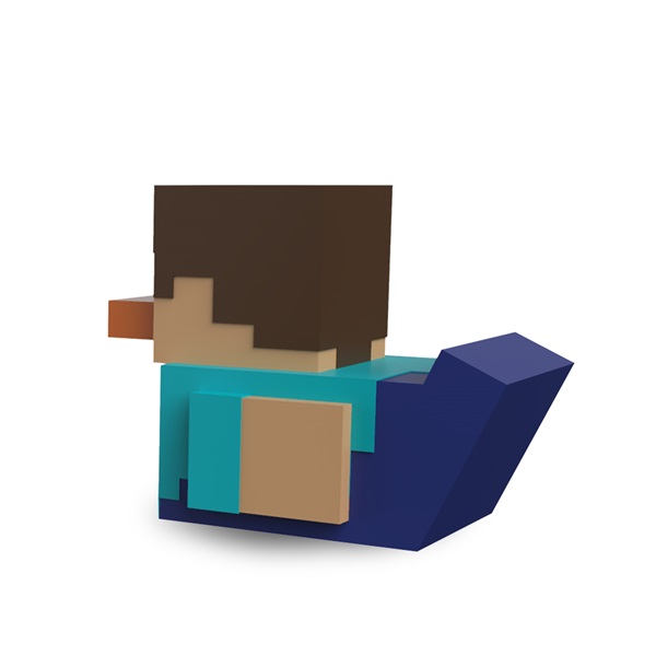 Numskull Tubbz Mini - Minecraft "Steeve" gumikacsa