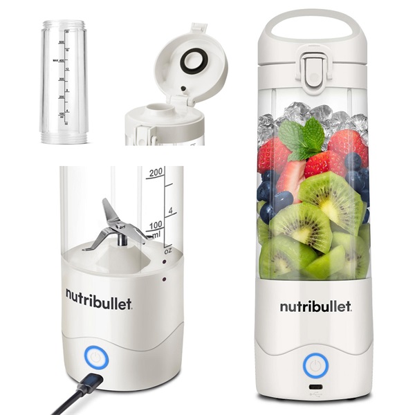 NUTRIBULLET Protable NBP003W hordozható fehér turmixgép