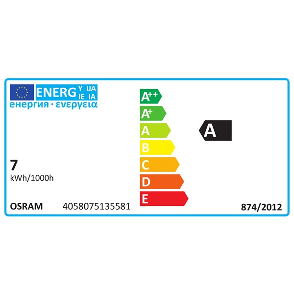 Osram LEDinestra matt üveg búra/7W/470lm/2700K/S14d dimmelhető LED cső izzó