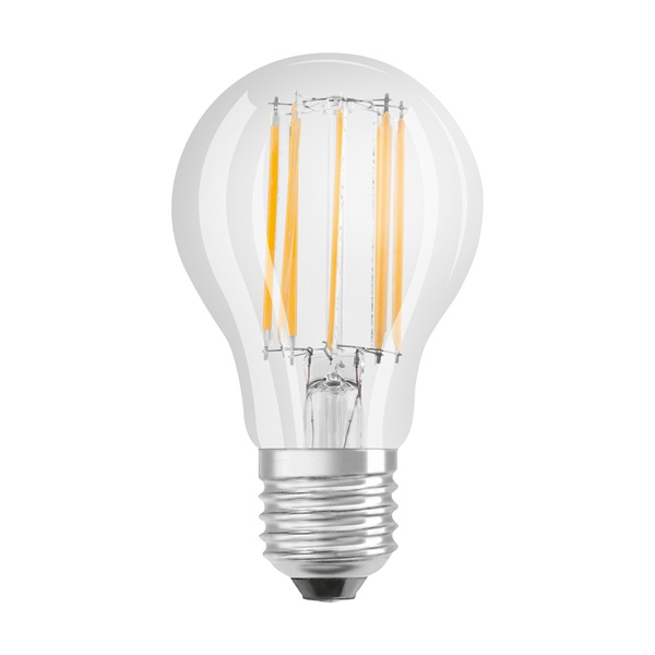 Osram Value átlátszó üveg búra/11W/1521lm/2700K/E27 LED körte izzó