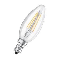 Osram Value átlátszó üveg búra/4W/470lm/2700K/E14 LED gyertya izzó