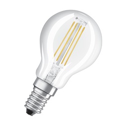 Osram Value átlátszó üveg búra/4W/470lm/2700K/E14 LED kisgömb izzó