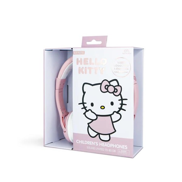 OTL HK1184 Hello Kitty Rose Gold vezetékes gyerek fejhallgató