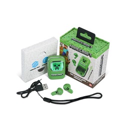 OTL MC1316 Minecraft Creeper Slide True Wireless Bluetooth fülhallgató