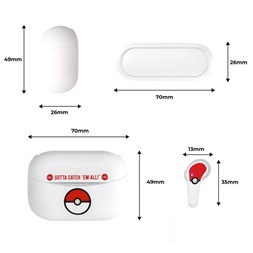 OTL PK0860 Pokémon Pokeball True Wireless Bluetooth fülhallgató