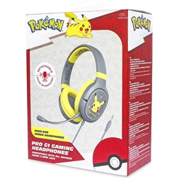 OTL PK0862 Pokémon Pikachu PRO G1 vezetékes gamer headset