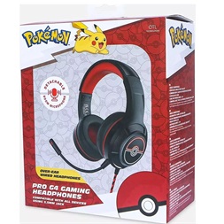 OTL PK0904 Pokémon Poké Ball Pro G4 over-ear vezetékes mikrofonos gamer fejhallgató