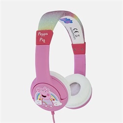 OTL PP0776 Peppa Glitter Rainbow Junior fejhallgató